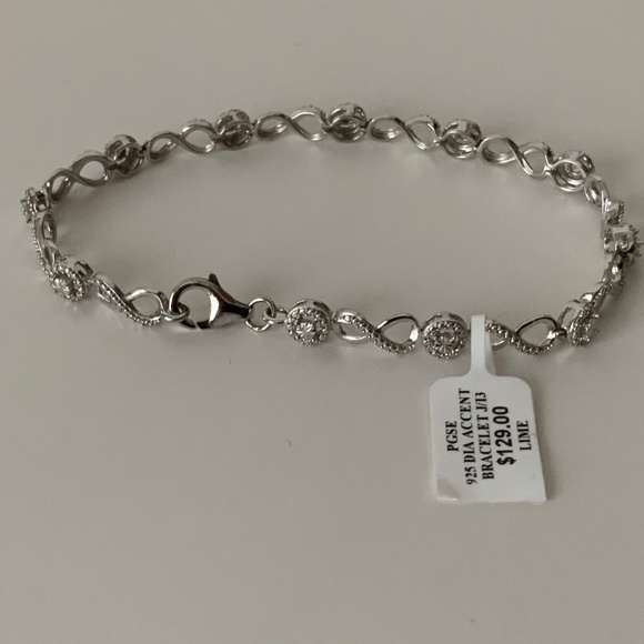 ZALES Bracelet in Sterling Silver 7.5” NWT - Picture 1 of 7